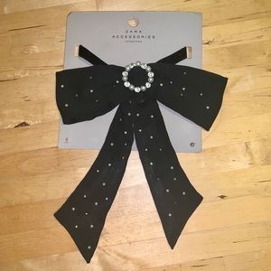 Zara bow tie choker